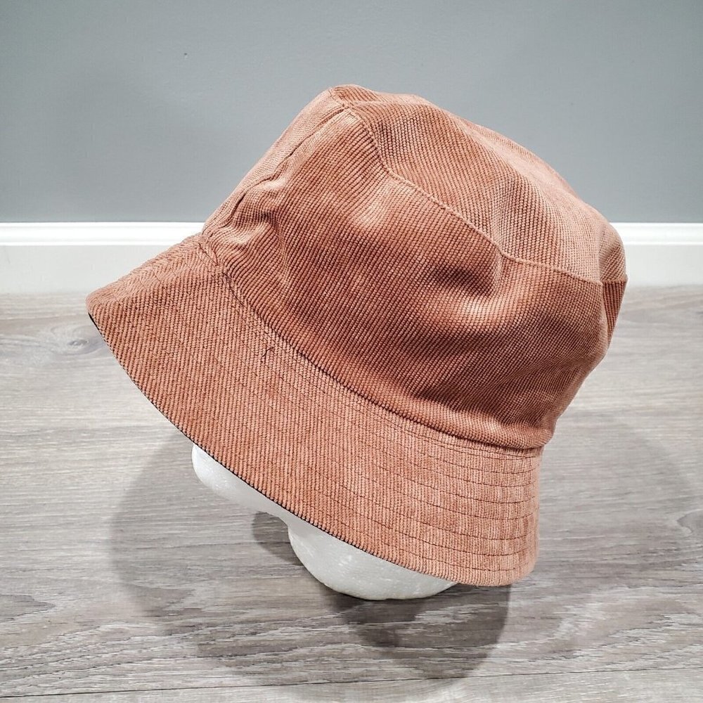 NWT Altar'd State Corduroy Bucket Hat Brown Y2K 90s Boho Hippie One Size Adult